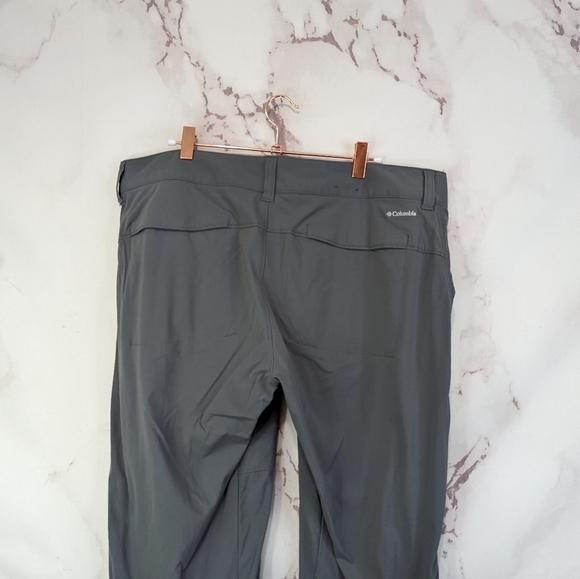 Columbia Pants Womens 16 R Roll Up Convertible Gray Nylon Hiking Camping Commute - Picture 6 of 13
